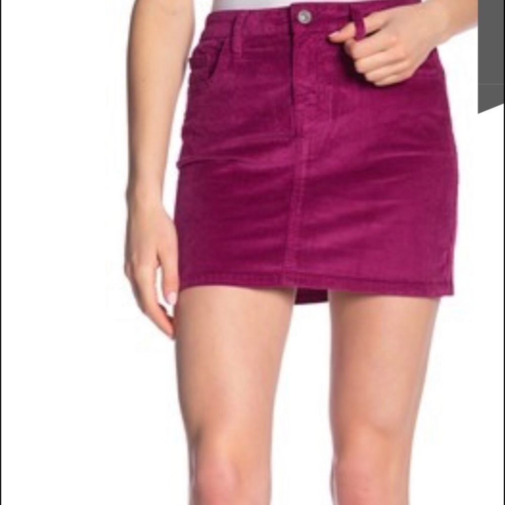 Current/Elliott corduroy skirt